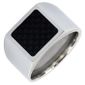  Bague Chevaliere acier H