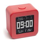 REVEIL SANS RADIO Réveil QubiK rouge