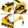 VEHICULE TERRESTRE Caterpillar Machine Massive de Construction 58cm