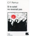  SI LE SOLEIL NE REVENAIT PAS