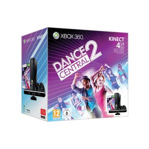 CONSOLE XBOX 360 XBOX 360 4 Go KINECT + DANCE CENTRAL 2 CONSOLE XBOX 360 XBOX 360 4 Go KINECT + DANCE CENTRAL 2