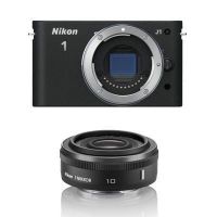 APPAREIL PHOTO NUMERIQUE Appareil photo hybride NIKON 1 J1 NOIR + 10mm