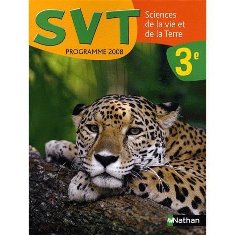 Sciences de la Vie et de la Terre 3e  Achat / Vente livre Dominique