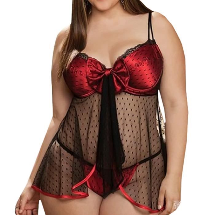 Waooh Nuisette transparente à … Achat / Vente nuisette déshabillé