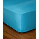  CASATXU Drap Housse 140x190cm TURQUOISE