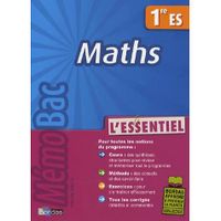 SCOLAIRE / UNIVERSITAIRES Maths ; 1ère ES
