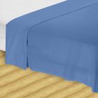 DRAP - DRAP HOUSSE  Drap plat 180x290cm bleu