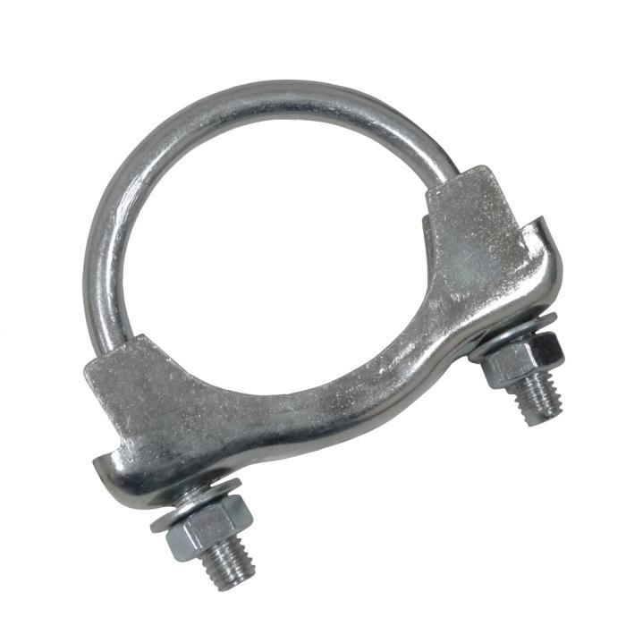 Vitonsbay Lot De 4 Colliers De Serrage Pour Pot D'échappement De 5,1 Cm, Joint Bout à Bout De 5,1 Cm, Manchon De Serrage En Acier Inoxydable