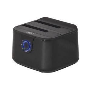 Advance Station d'accueil Dual Dock - Pour disque dur - HDD - USB 3.0 - Noir