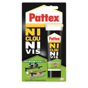 Ni clou ni vis démontable Pattex - Tube 100 g