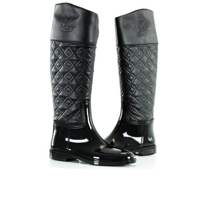 Bottes de pluie femme Sissyna noires de Guess. , Faites ressortir loriginalité qui est en vous en chaussant ces bottes Sissyna de Guess cet automne.