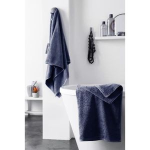 FINLANDEK Set de 2 Draps de douche KYLPY 70x140 cm bleu marine