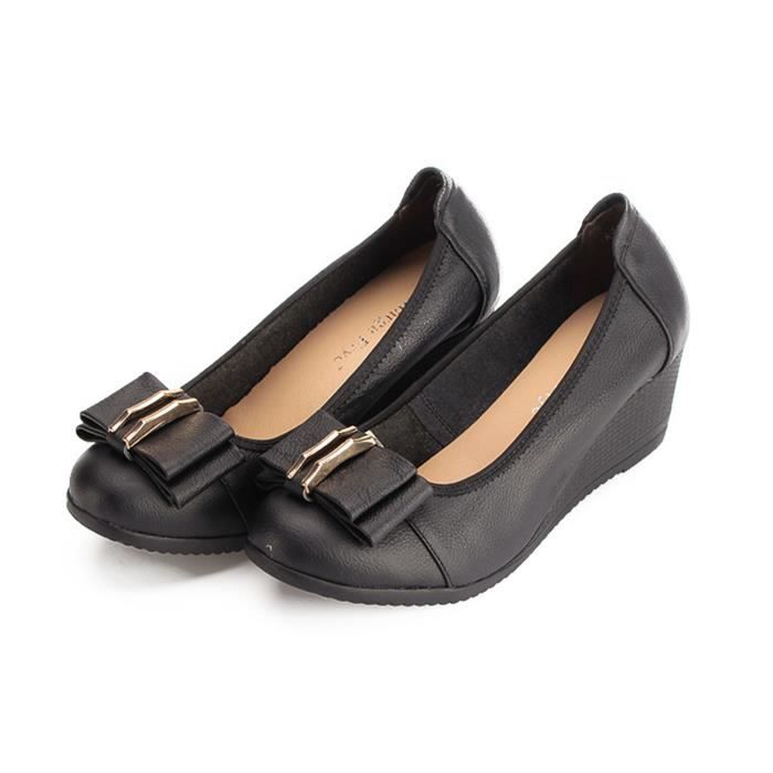 ballerine en cuir femme