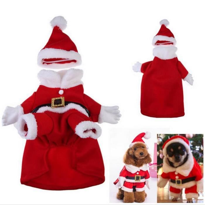 Vêtement / Manteau Chien, Déguisement Noël Pour Petits Chiens, Animal