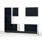 CUISINE COMPLETE ARLEQUIN Cuisine noire 270 cm