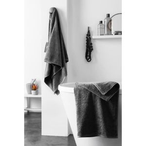 FINLANDEK Set de 2 Draps de douche KYLPY 70x140 cm anthracite