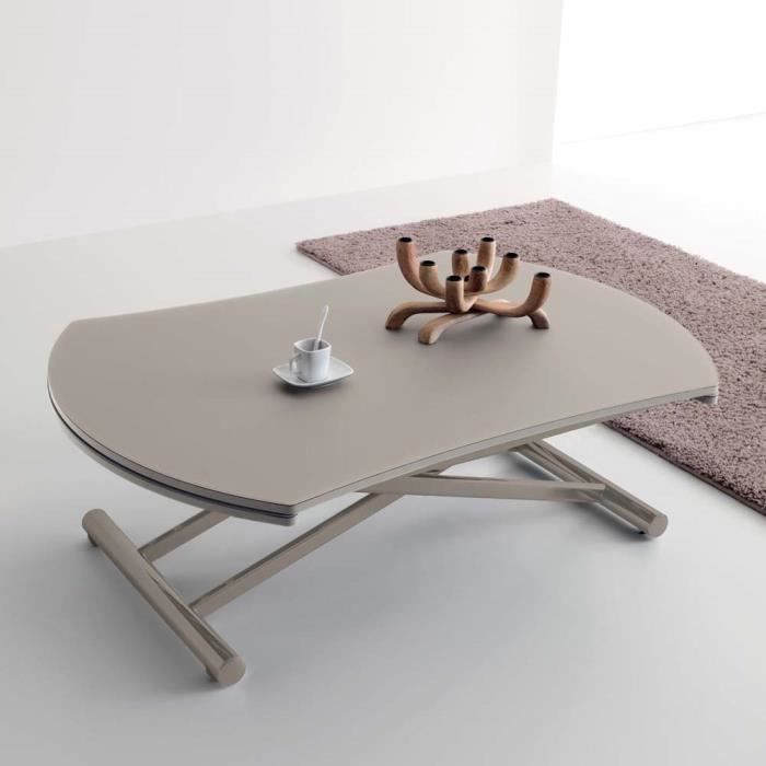 table transformable ovale