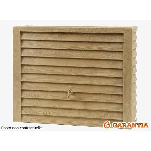Récupérateur D'eau De Pluie BELLIJARDIN Woody Effet Bois Clair 300 L