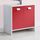 TOP Meuble sous-vasque L 60 cm - Blanc et rouge