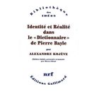 SCIENCES HUMAINES Identité et réalité dans le dictionnaire de Pie...