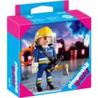 UNIVERS MINIATURE COMPLET Playmobil Pompier avec hache