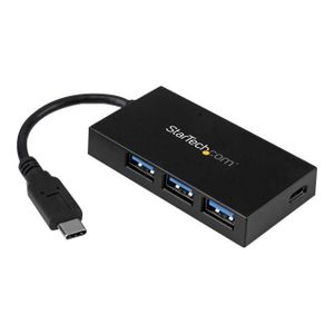 STARTECH Hub USB 3.1 Gen 1 ? 4 ports - Concentrateur USB-C vers 1x USB-C 3x USB-A - Hub USB Type-C portable