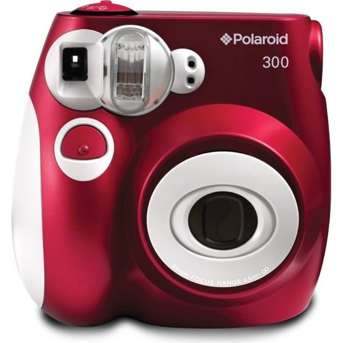 PIC300 Rouge Le PIC300 de Polaroid est un compact à impression d