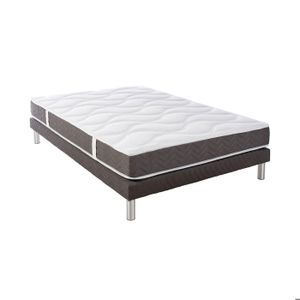 CONFORT DESIGN Ensemble BARCELONA 140x190 cm - Latex - Tr?s ferme - 83kg/m? - 2 personnes