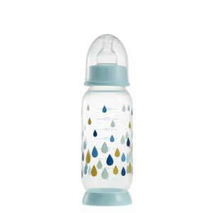 BEABA Biberon demi-lune Rainbow blue 240 ml