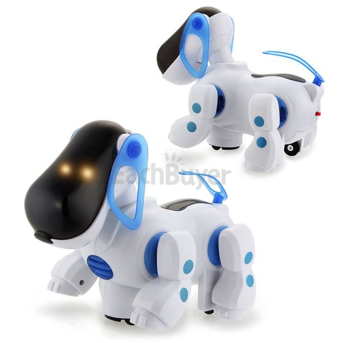 peluche chien robot