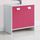 TOP Meuble sous-vasque L 60 cm - Blanc et fuchsia