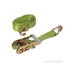 SILVERLINE Sangle d'arrimage ? crochet - en J - 6 m x 38 mm