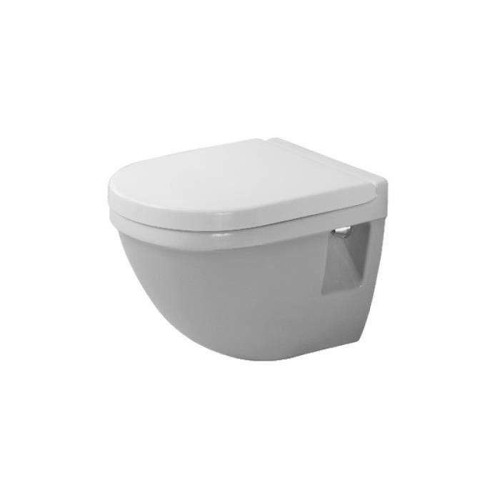 Cuvette Suspendue Starck 3 Compact Blanc Duravit Achat / Vente