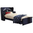  Lit fauteuil Swithome Killy 90x200 Bleu marine