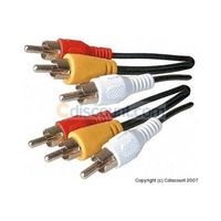 CABLE AUDIO VIDEO Cdiscount Câble 3 x RCA M/M + vidéo 1.2 m