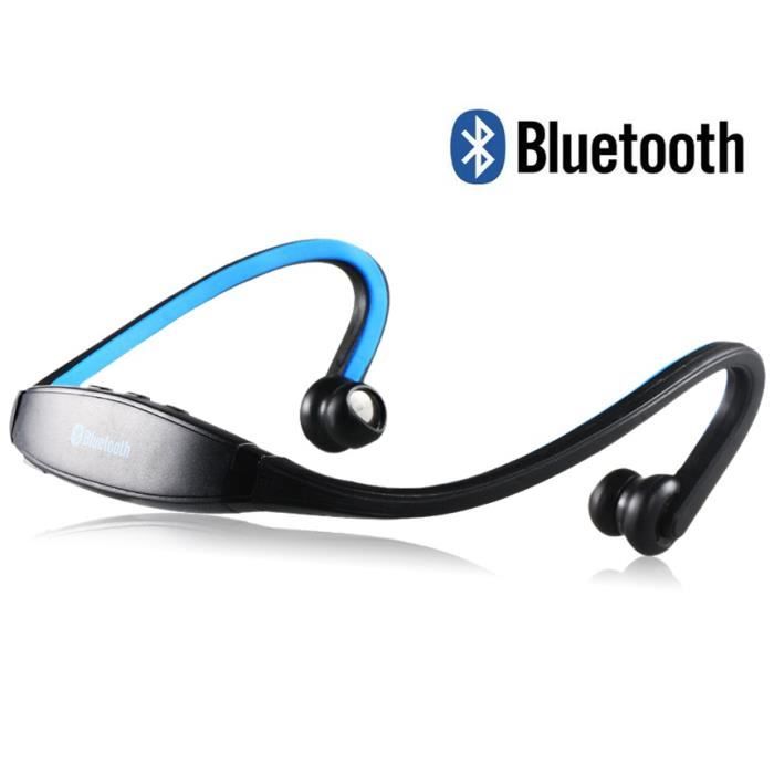 Sport Casque stéréo Bluetooth avec lecteur MP3, l'appel mains libres