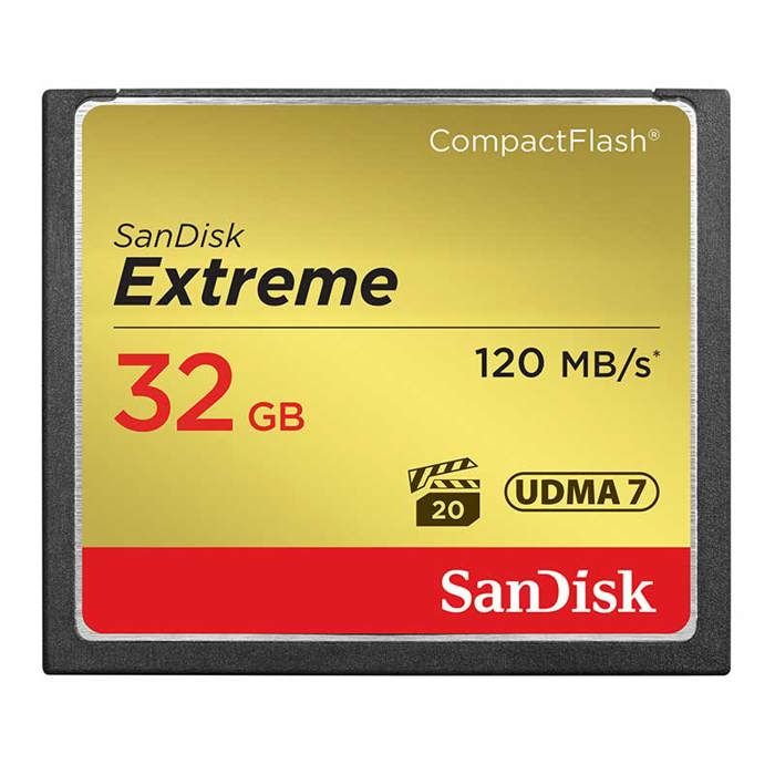 SanDisk Extreme CF 32GB 120MB/s UDMA7 SDCFXSB 032G G46 Achat / Vente