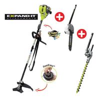 DÉBROUSSAILLEUSE  RYOBI Débroussailleuse 30cc+taille haies +élagueur