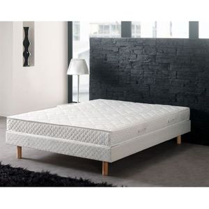 ENSEMBLE SOMMIER-MATELAS Matelas 140x190cm 100% Latex Aloe Vera