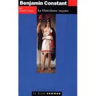 SCIENCES HUMAINES Benjamin constant ; le liberalisme inquiet