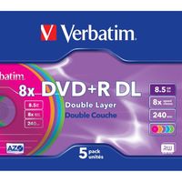 CD - DVD - BLU-RAY VIERGE POUR PC Verbatim DVD+R 8x