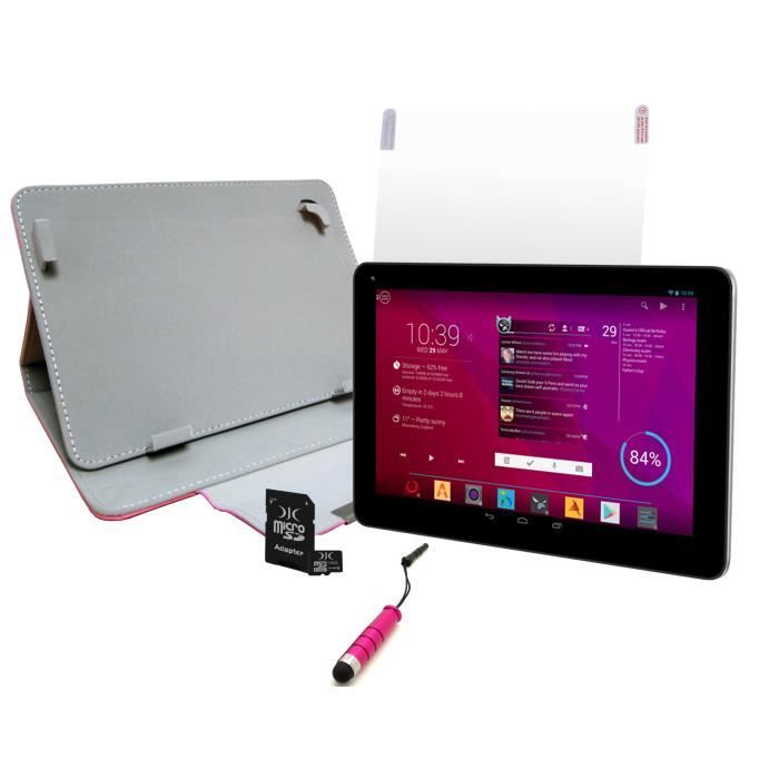 DJC Touchtab4 8" pack complet rose SD 16Go Achat / Vente tablette