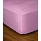  CASATXU Drap Housse 160x200cm ROSE CLAIR