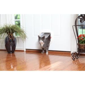 PETSAFE Porte Staywell? - Blanc - Pour gros chat et petit chien