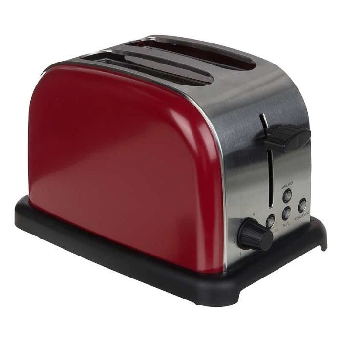 GRILLE PAIN TOASTER RETRO VINTAGE ROUGE Achat / Vente grille pain