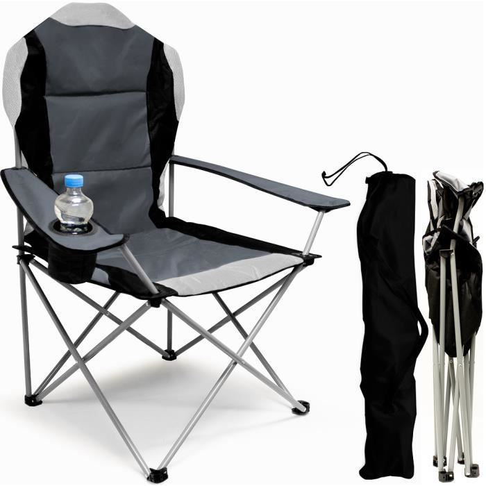 Chaise de camping pêche chasse charge max >120kg Prix pas cher