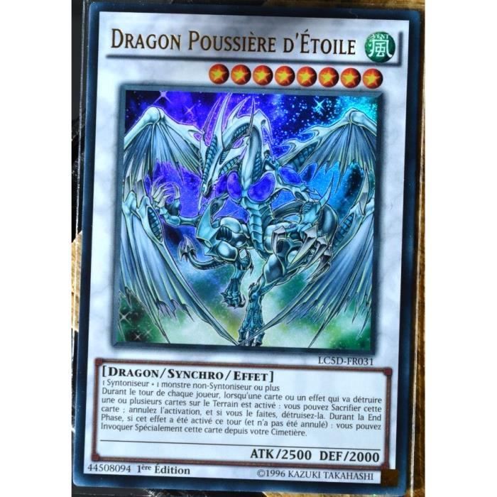 carte YUGIOH LC5DFR031 Dragon Poussière d