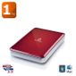DISQUE DUR EXTERNE Iomega eGo 1000 Go Rouge 2.5"