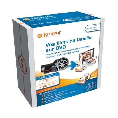 Coffret de numérisation de films et K7 sur DVD Les K7, super 8 et 8