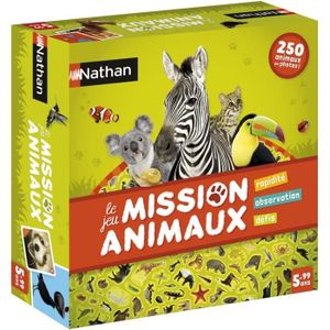 NATHAN Jeu de Société Mission Animaux